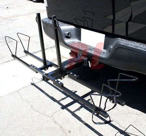 vertical hitch bike rack